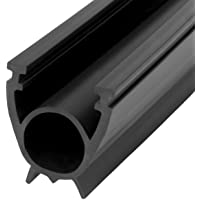 STEIGNER Junta para la Puerta de Garaje SBD01 Negra PVC 33x41 mm- 1 m